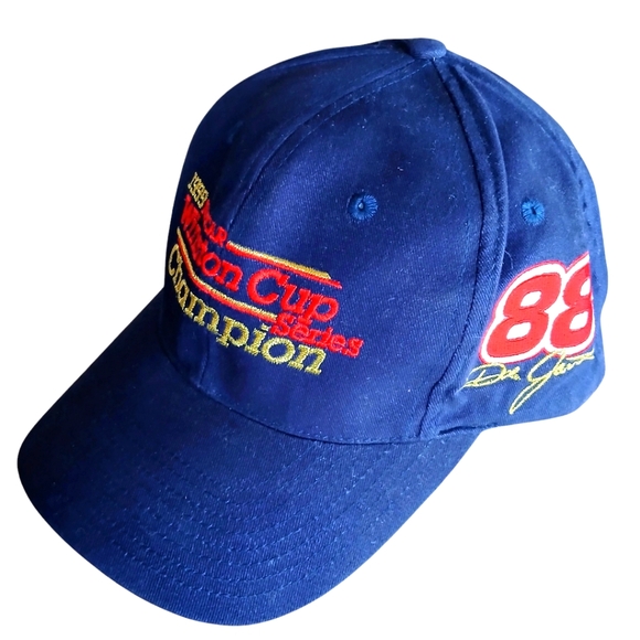 Vtg. 1999 New W/Tags NASCAR WINSTON CUP CHAMPION #88 DALE JARRETT SNAP BACK CAP - Picture 1 of 16
